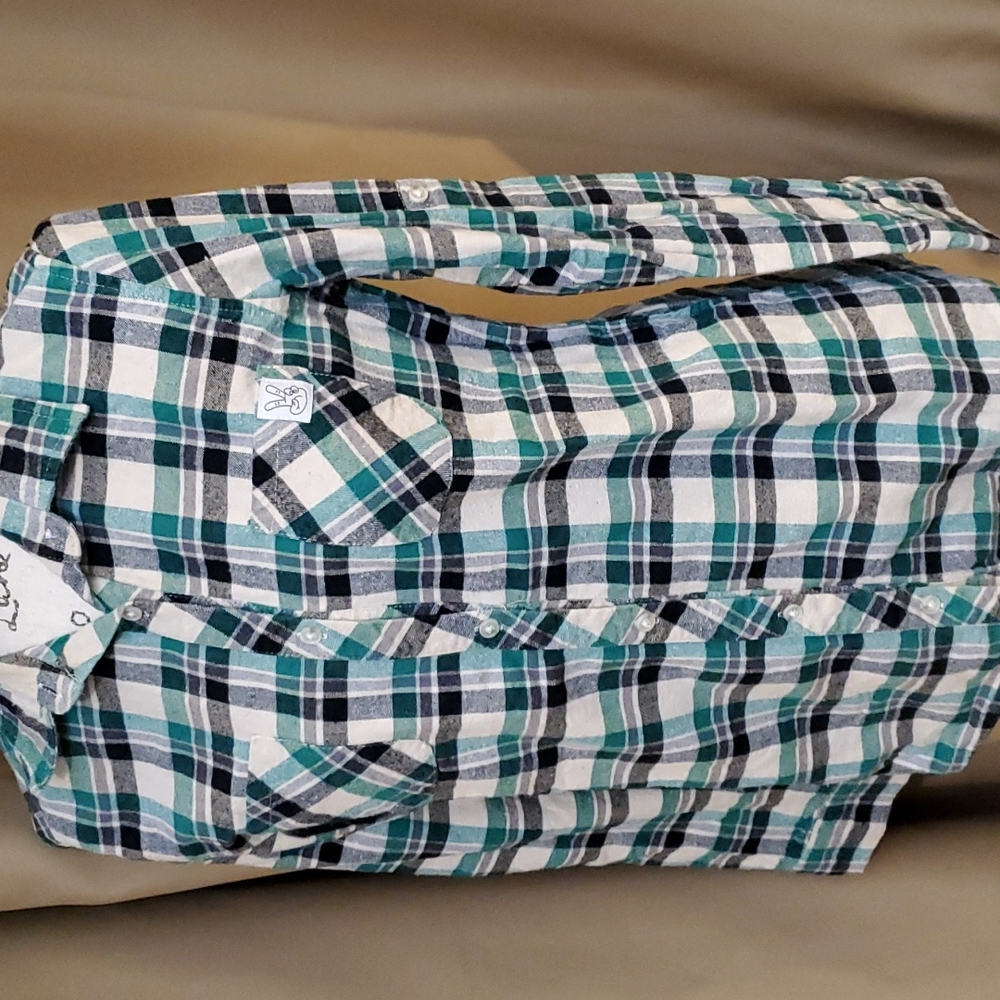 XLarge Dutch Bros Flannel button down shirt